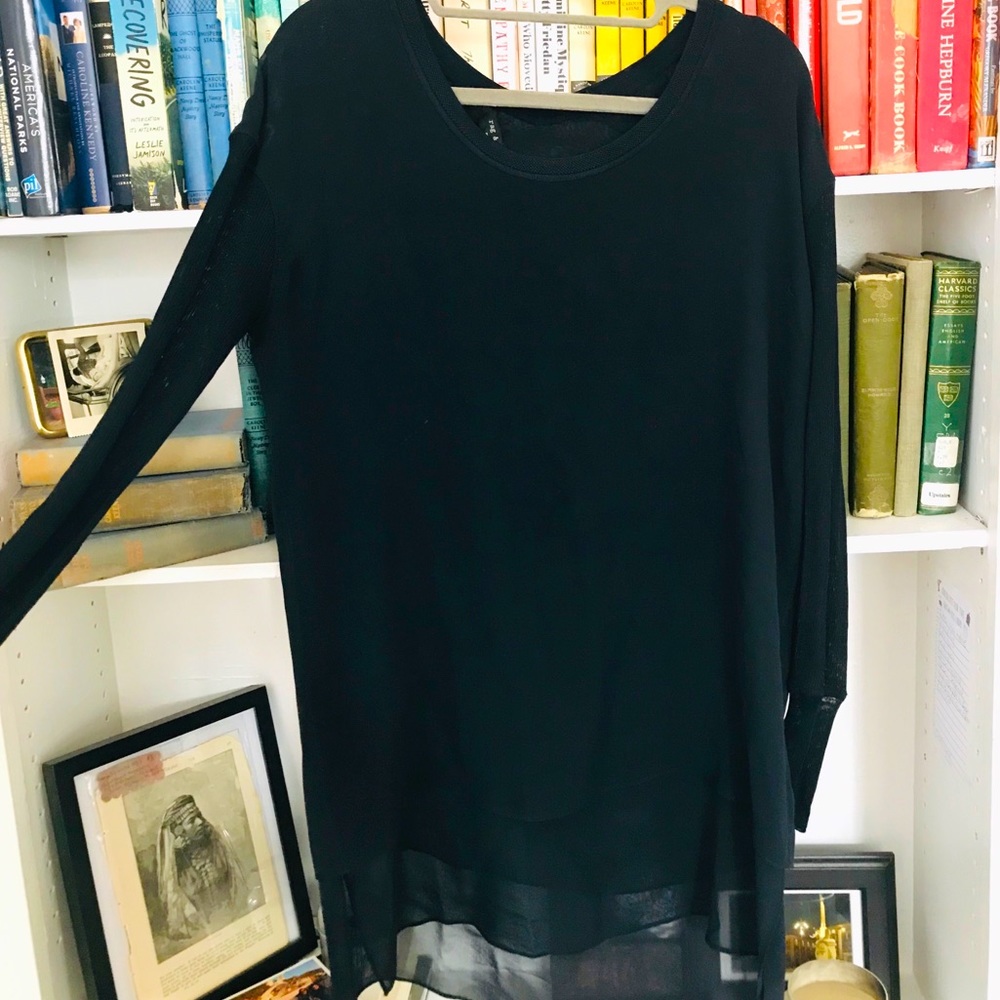 Navy layered Rag and Bone top